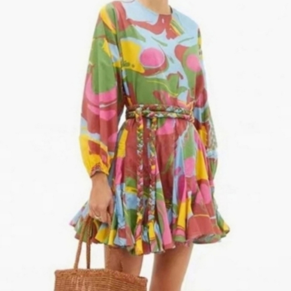 RHODE ELLA DRESS MARBLE PRINT - Picture 3 of 7